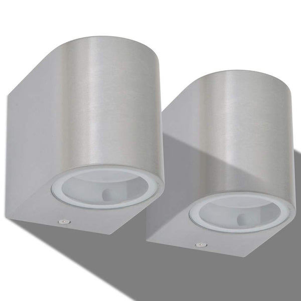LED Außenwandleuchten, 2er Set, Abwärts