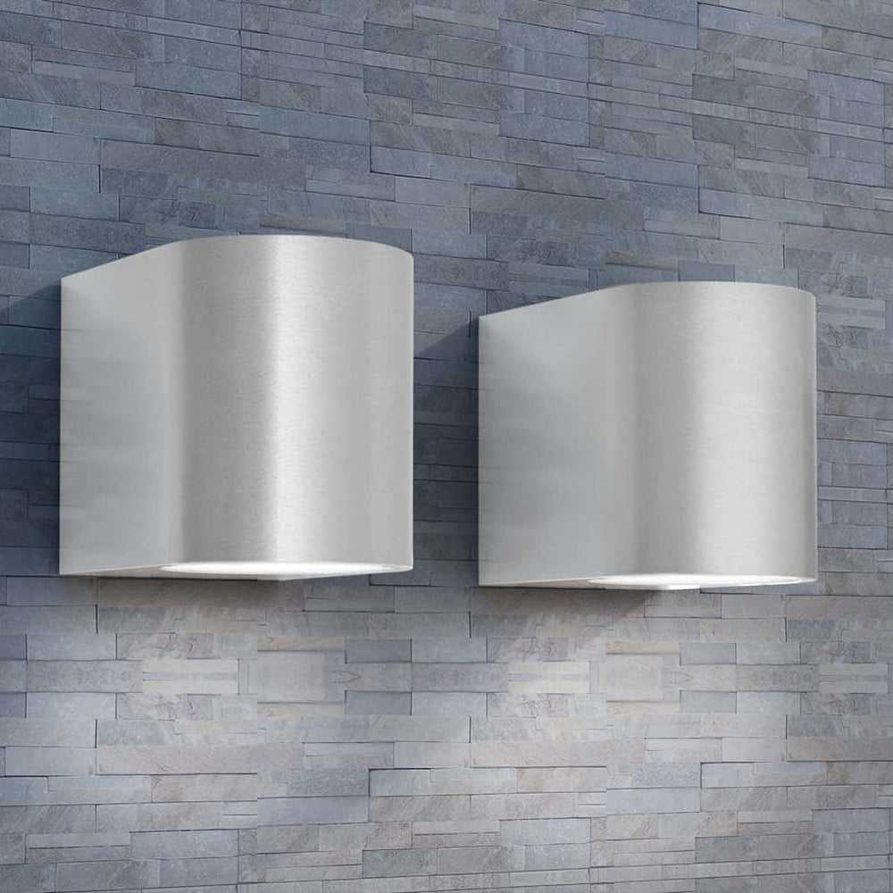 LED Außenwandleuchten, 2er Set, Abwärts