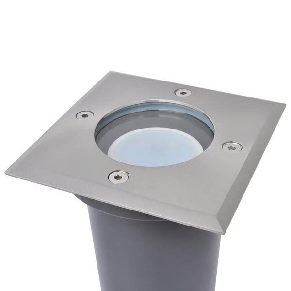 LED Bodeneinbaustrahler 3er Set Quadratisch