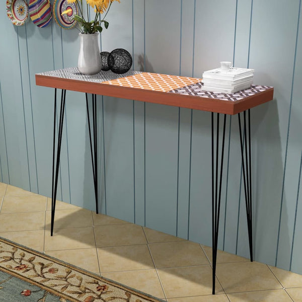 Konsolentisch 90x30x71,5 cm braun