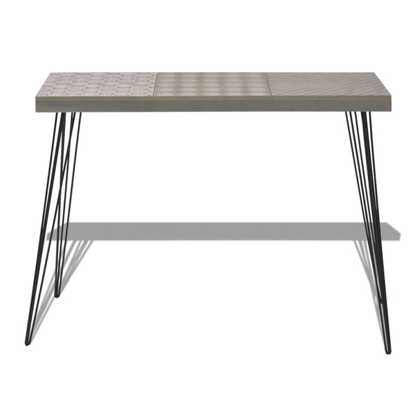 Konsolentisch 90x30x71,5 cm grau