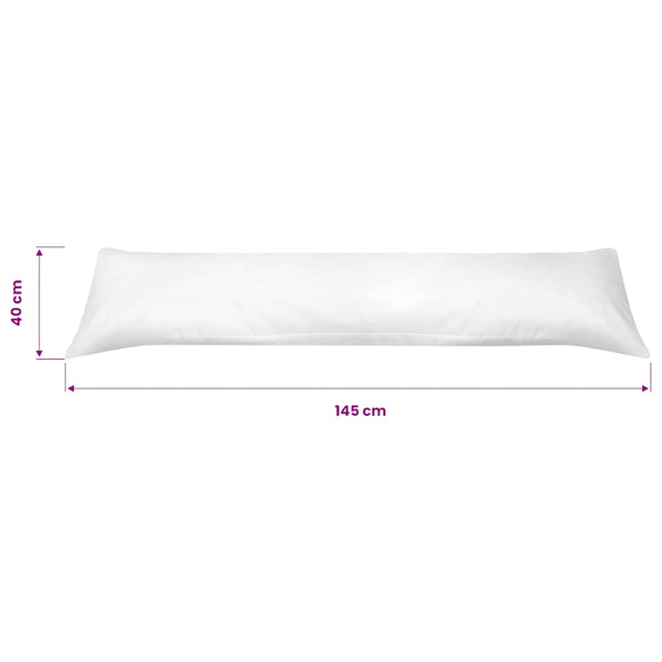 Seitenschläferkissen 40x145 cm Weiß