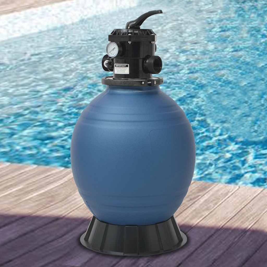 Pool Sandfilter mit 6-Wege-Ventil 460mm