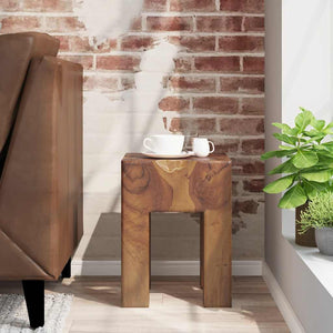 Hocker Massivholz Teak