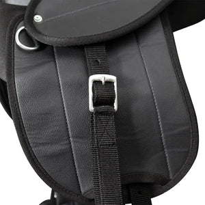 Pony Sattel Set 10 Zoll Schwarz