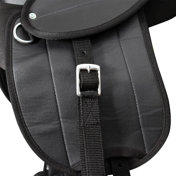 Pony Sattel Set 10 Zoll Schwarz