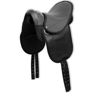 Pony Sattel Set 10 Zoll Schwarz