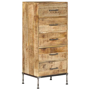 vidaXL Commode 45x35x106 cm Bois de manguier massif