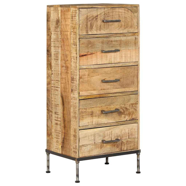 vidaXL Commode 45x35x106 cm Bois de manguier massif