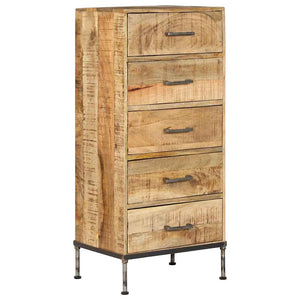 Kommode 45x35x106 cm Massivholz Mango