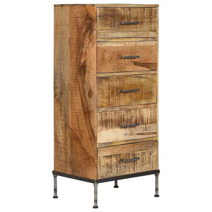vidaXL Commode 45x35x106 cm Bois de manguier massif