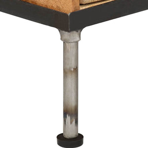 Kommode 45x35x106 cm Massivholz Mango