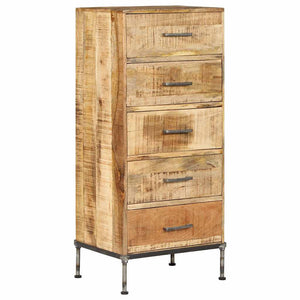 vidaXL Commode 45x35x106 cm Bois de manguier massif