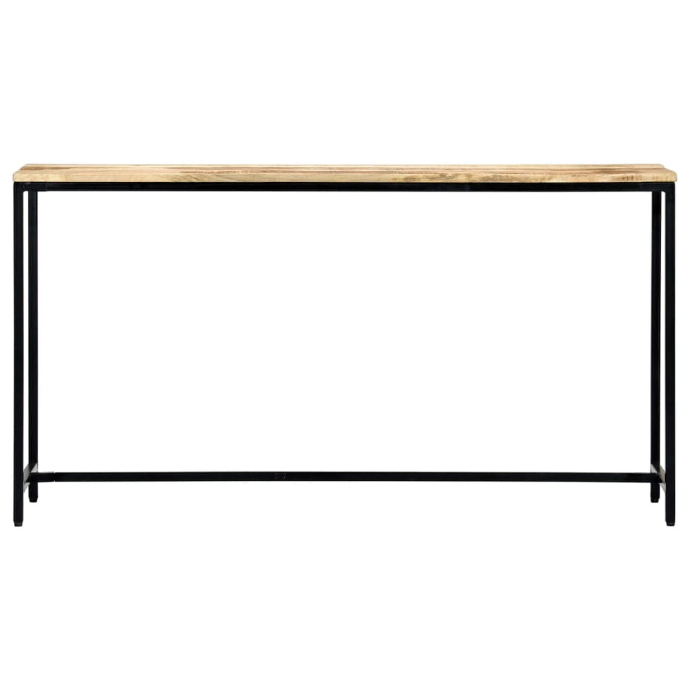 Konsolentisch 140 x 35 x 76 cm Massivholz Mango