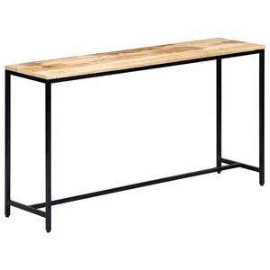 Konsolentisch 140 x 35 x 76 cm Massivholz Mango