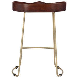 vidaXL Gavin Bar Stools 2 pcs. Solid Mango Wood