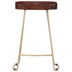vidaXL Gavin Bar Stools 2 pcs. Solid Mango Wood