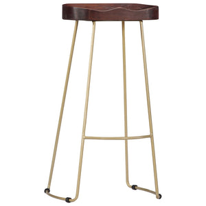 vidaXL Gavin Bar Stools 2 pcs. Solid Mango Wood