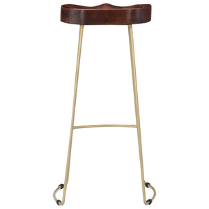 vidaXL Gavin Bar Stools 2 pcs. Solid Mango Wood