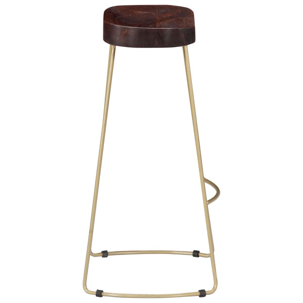 vidaXL Gavin Bar Stools 2 pcs. Solid Mango Wood