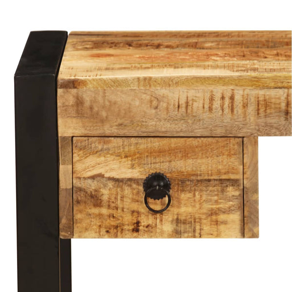 vidaXL Bureau avec 2 tiroirs 110 x 50 x 77 cm Bois de manguier massif
