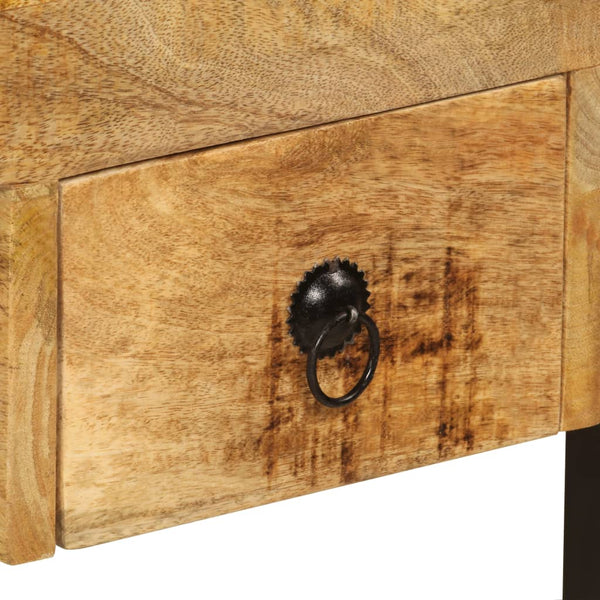 vidaXL Bureau avec 2 tiroirs 110 x 50 x 77 cm Bois de manguier massif