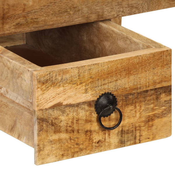 vidaXL Bureau avec 2 tiroirs 110 x 50 x 77 cm Bois de manguier massif
