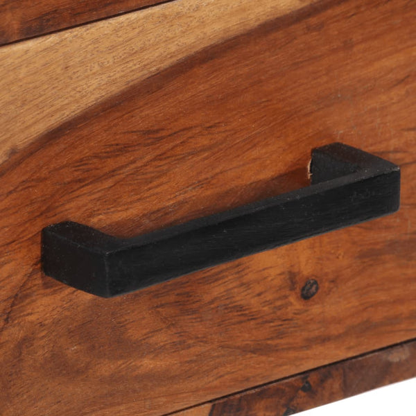 Schreibtisch mit 2 Schubladen 110x50x77 cm Massivholz Akazie