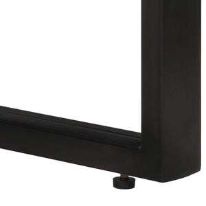 Schreibtisch mit 2 Schubladen 110x50x77 cm Massivholz Akazie