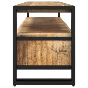 TV-Schrank 120x35x45 cm Massivholz Mango
