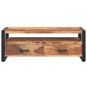 vidaXL Meuble TV 120x35x45 cm Bois d'acacia massif