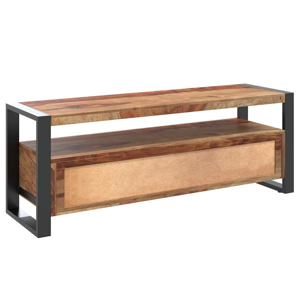 vidaXL Meuble TV 120x35x45 cm Bois d'acacia massif