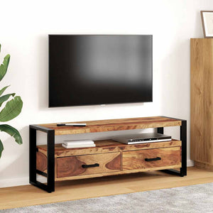 TV-Schrank 120x35x45 cm Massivholz Akazie