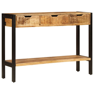 Sideboard mit 3 Schubladen 110x35x75 cm Massivholz Mango