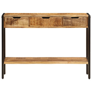 Sideboard mit 3 Schubladen 110x35x75 cm Massivholz Mango