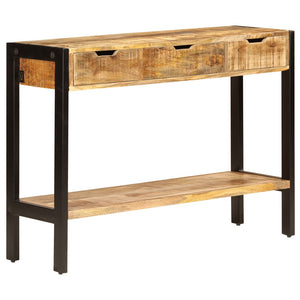 Sideboard mit 3 Schubladen 110x35x75 cm Massivholz Mango