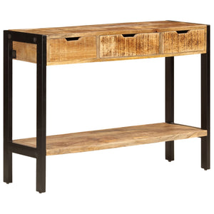 Sideboard mit 3 Schubladen 110x35x75 cm Massivholz Mango
