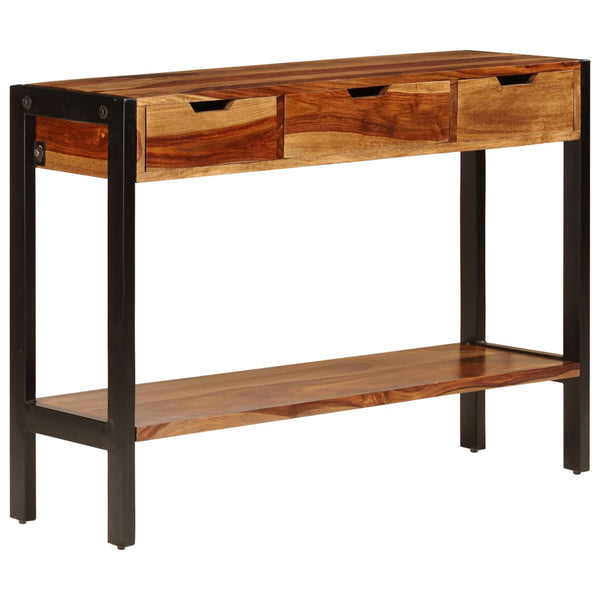 Sideboard mit 3 Schubladen 110x35x75 cm Massivholz Akazie