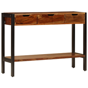 Sideboard mit 3 Schubladen 110x35x75 cm Massivholz Akazie