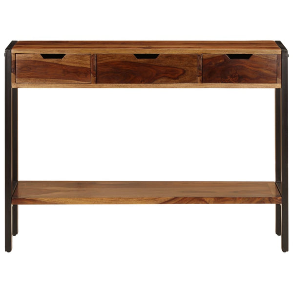 Sideboard mit 3 Schubladen 110x35x75 cm Massivholz Akazie