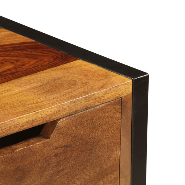 Sideboard mit 3 Schubladen 110x35x75 cm Massivholz Akazie