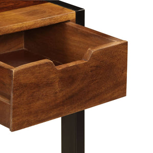 Sideboard mit 3 Schubladen 110x35x75 cm Massivholz Akazie
