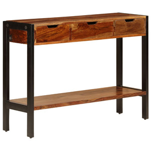 Sideboard mit 3 Schubladen 110x35x75 cm Massivholz Akazie