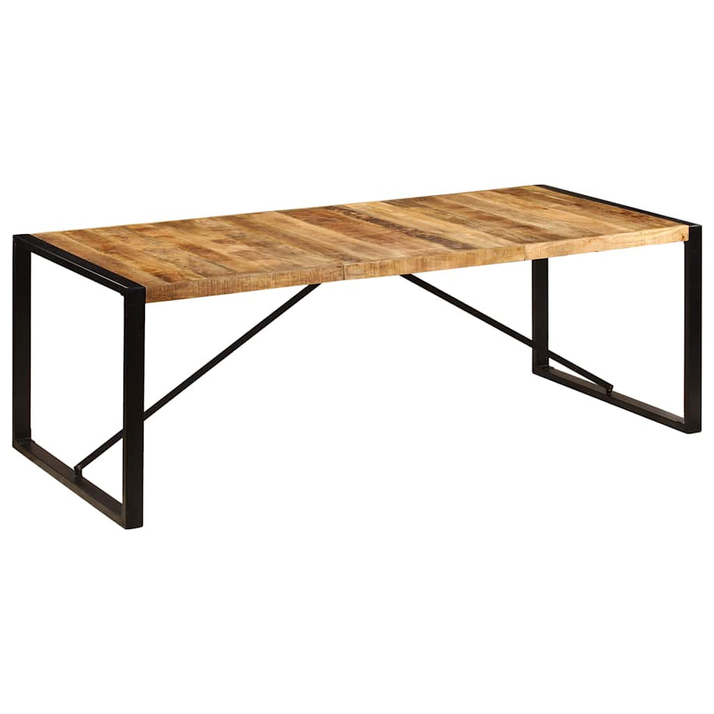 vidaXL Table de salle à manger 220x100x75 cm Bois de manguier massif