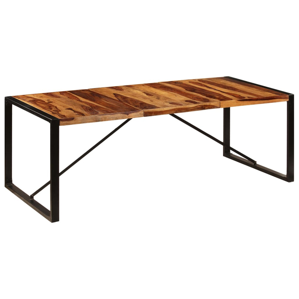 vidaXL Table de salle à manger 220x100x75 cm Bois d'acacia massif
