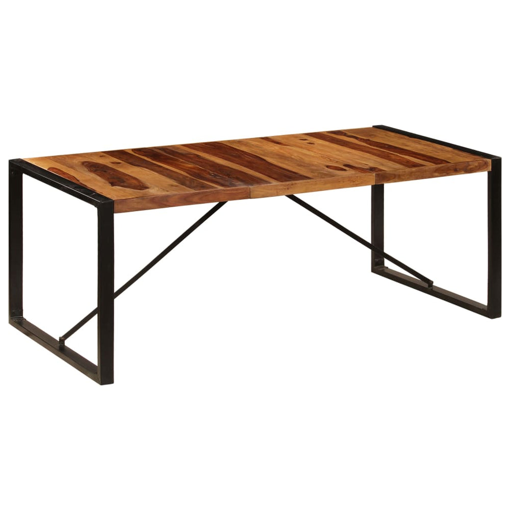 vidaXL Table de salle à manger 200 x 100 x 75 cm en bois d'acacia massif