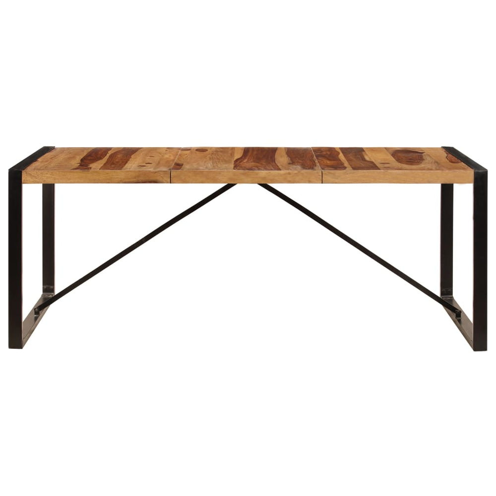 vidaXL Table de salle à manger 200 x 100 x 75 cm en bois d'acacia massif