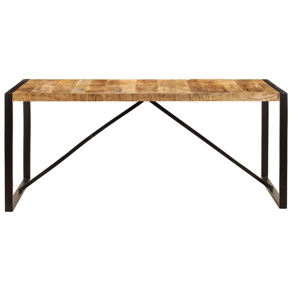 vidaXL Table de salle à manger 180x90x75 cm en manguier massif