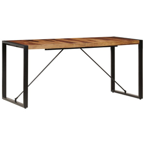 Esstisch 160x80x75 cm Massivholz Akazie