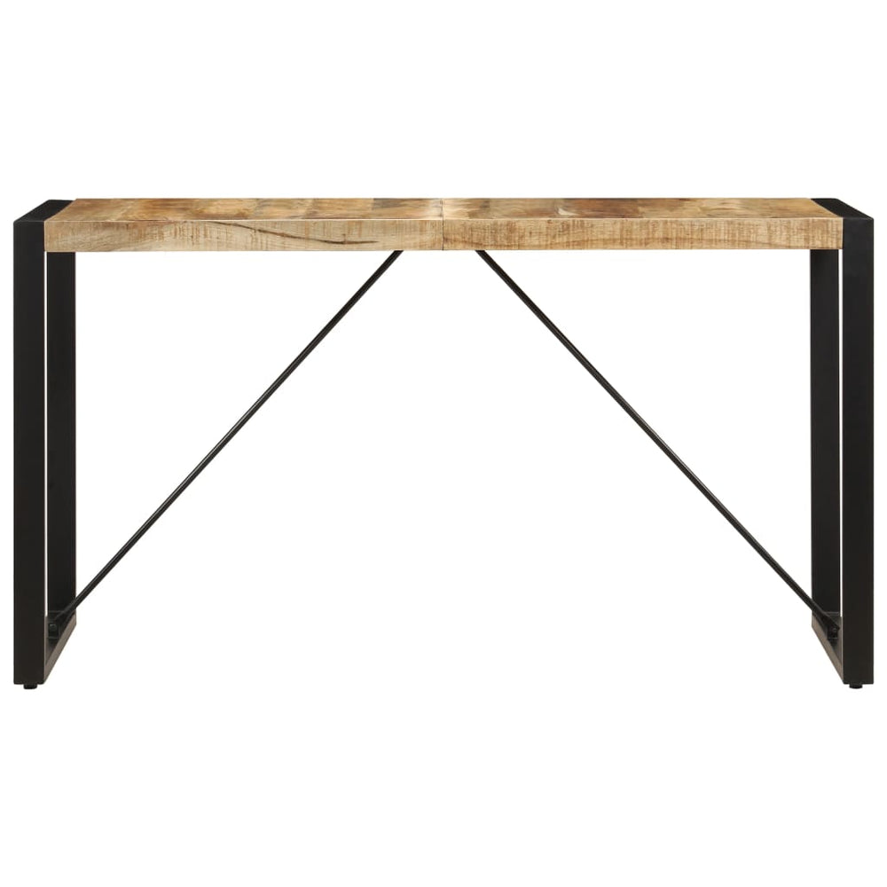 vidaXL Table de salle à manger 140x70x75 cm Bois de manguier massif